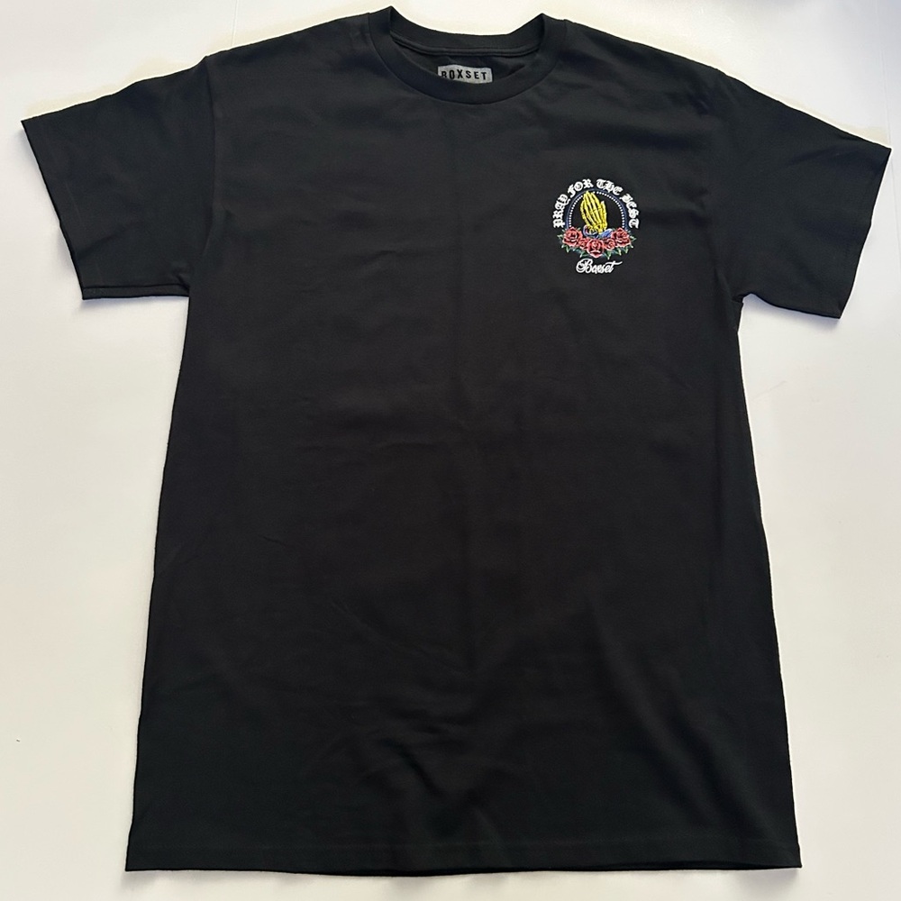 BOX SET Pray for the Best  Prepare for the Worst Short Sleeve Black T-Shirt Med